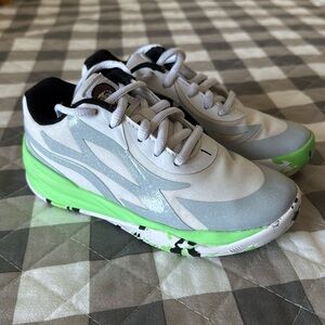 Puma Kids Sneakers in Gray and Green